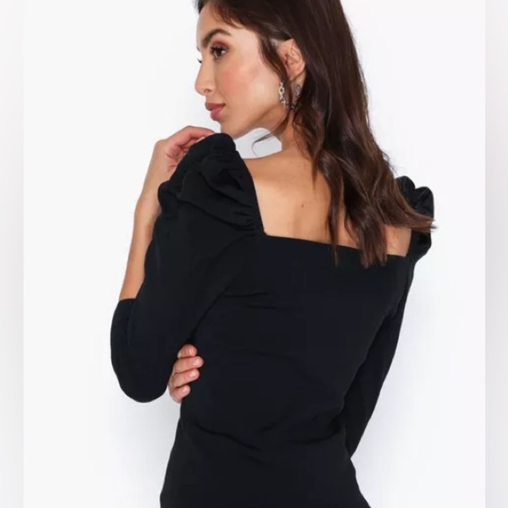 NWT River Island Puff Sleeve Knit Top - Picture 5 of 11